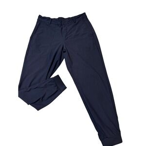 FootJoy Mens Navy Blue Performance Golf Jogger Pants 34x30 FJ Acushnet Stretch